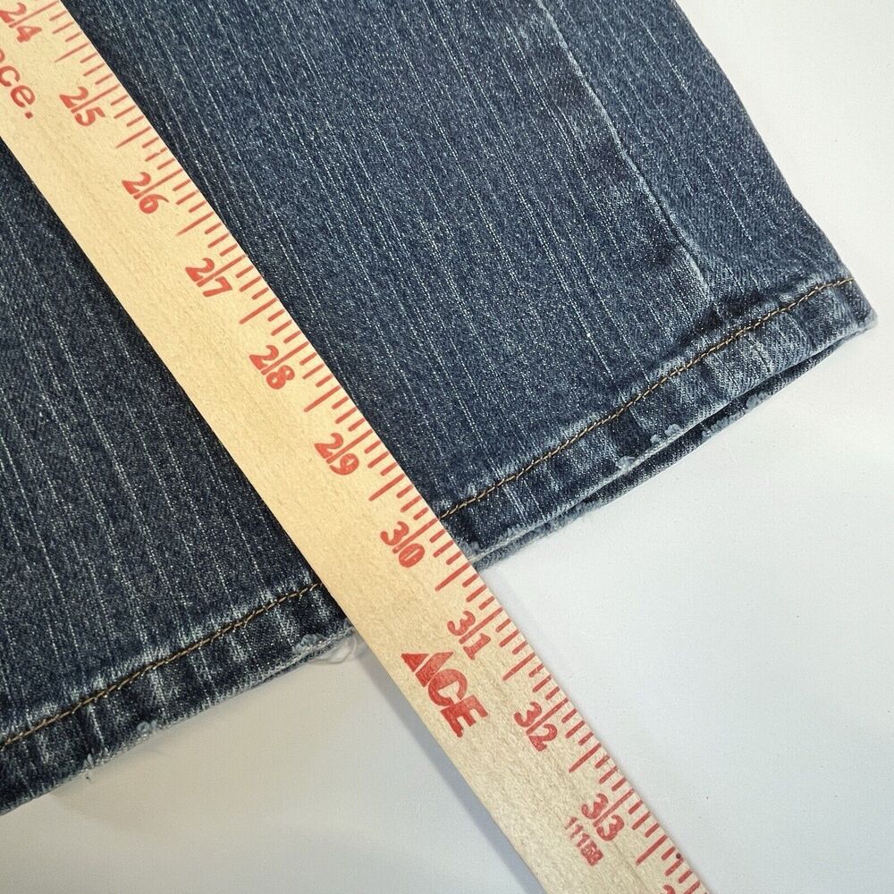 RL Polo Women Jeans‎ Cotton/Spandex Slight flair. SZ 10x32 Kelly Style. Med Wash - Picture 8 of 9